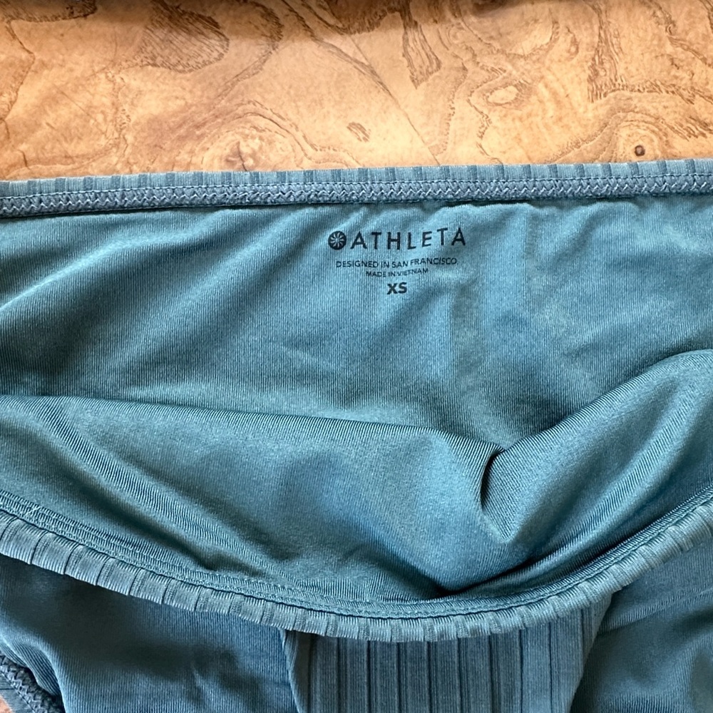 ATHLETA HIGH NECK RIBBED TANKINI - Picture 4 of 5
